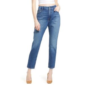 Good American Good Classic Straight Leg Jeans in Blue 844